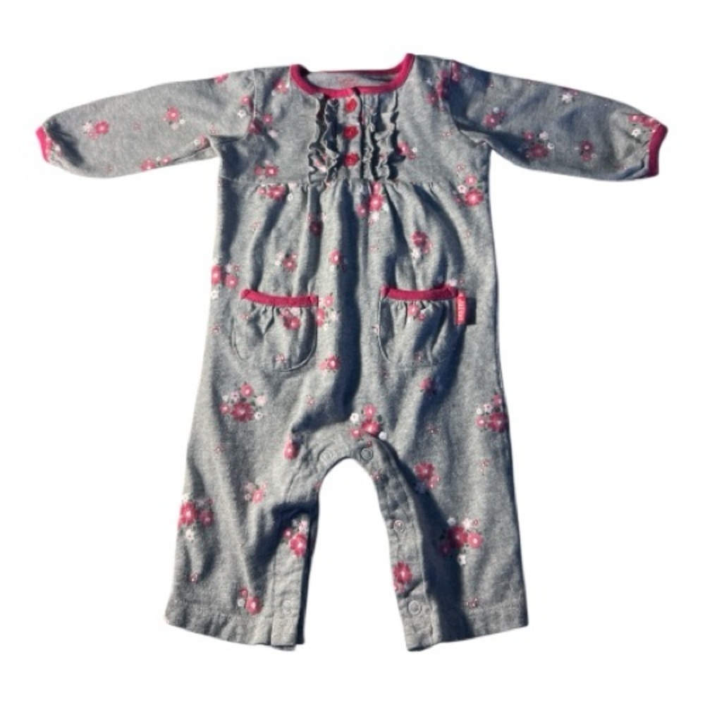 Carter's Gray and Pink Baby Outfit